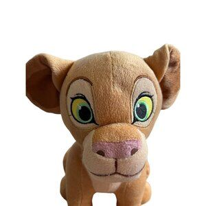 Disney Store Young Nala Plush 11" Tan Sitting Embroidered The Lion King Soft Toy